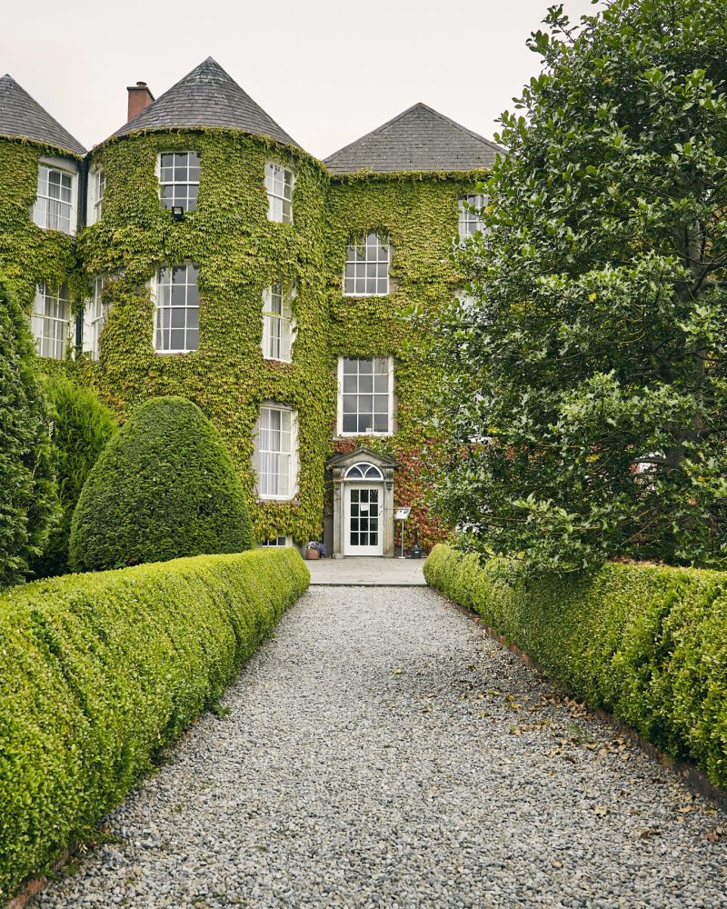 A vertical shot of a pathway in Kilkenny Dukesmeadows